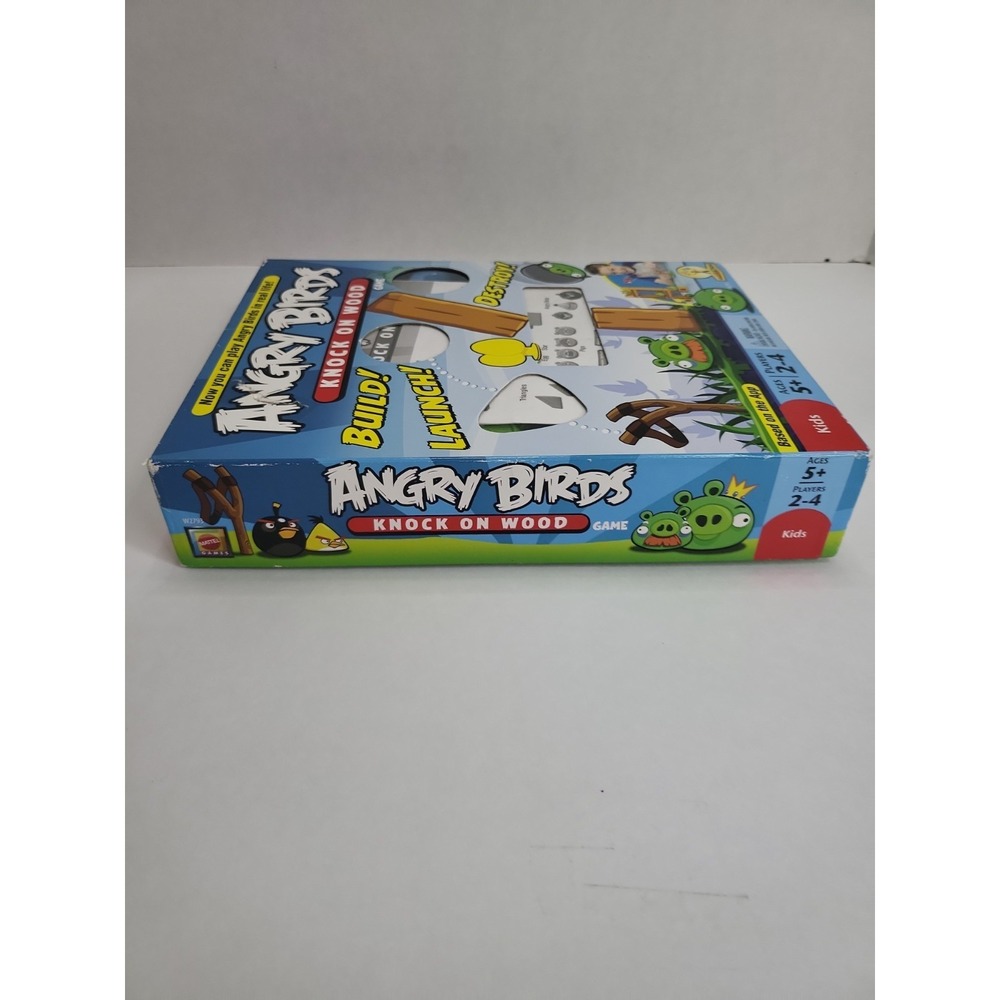 Angry Birds Knock On Wood Board Game Mattel 2010 - 100% Complete - Picture 5 of 8